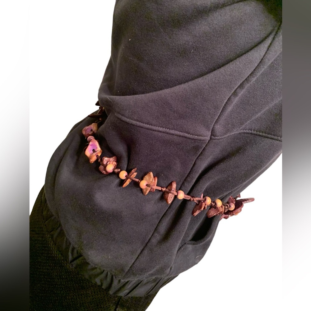 Belt/Necklace Coconut Shell Bead Flower Boho Bohemian Hippie Tropical Jewelry - Picture 8 of 14